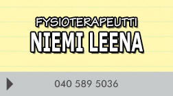 Fysioterapeutti Niemi Leena logo